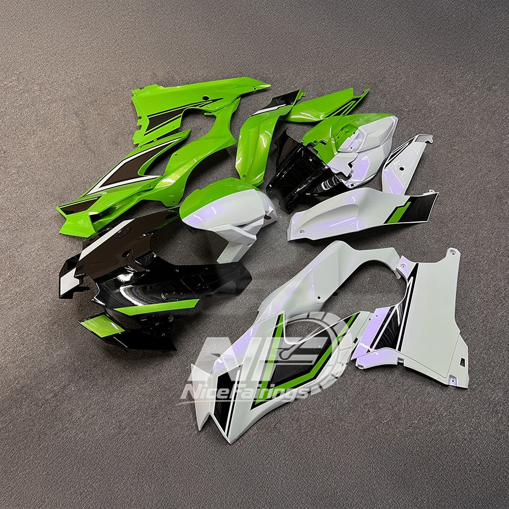 For Kawasaki ZX10R 2021-2026 100% Fit Custom Painted Aftermarket Bodykit Fairings Kit | NiceFairings - front angle image