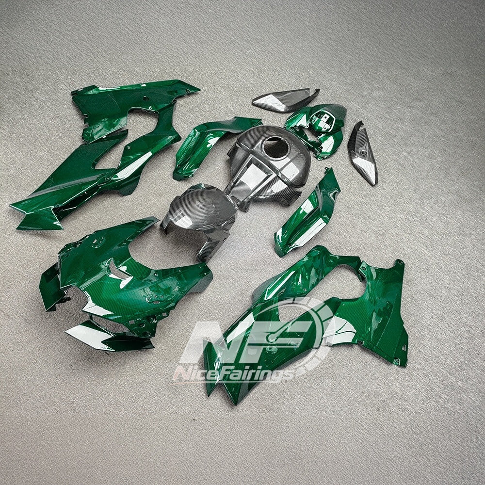 For Kawasaki ZX10R 2021-2026 Ninja Set Plastic Aftermarket Custom Paint Fairings Kit | NiceFairings - front angle image