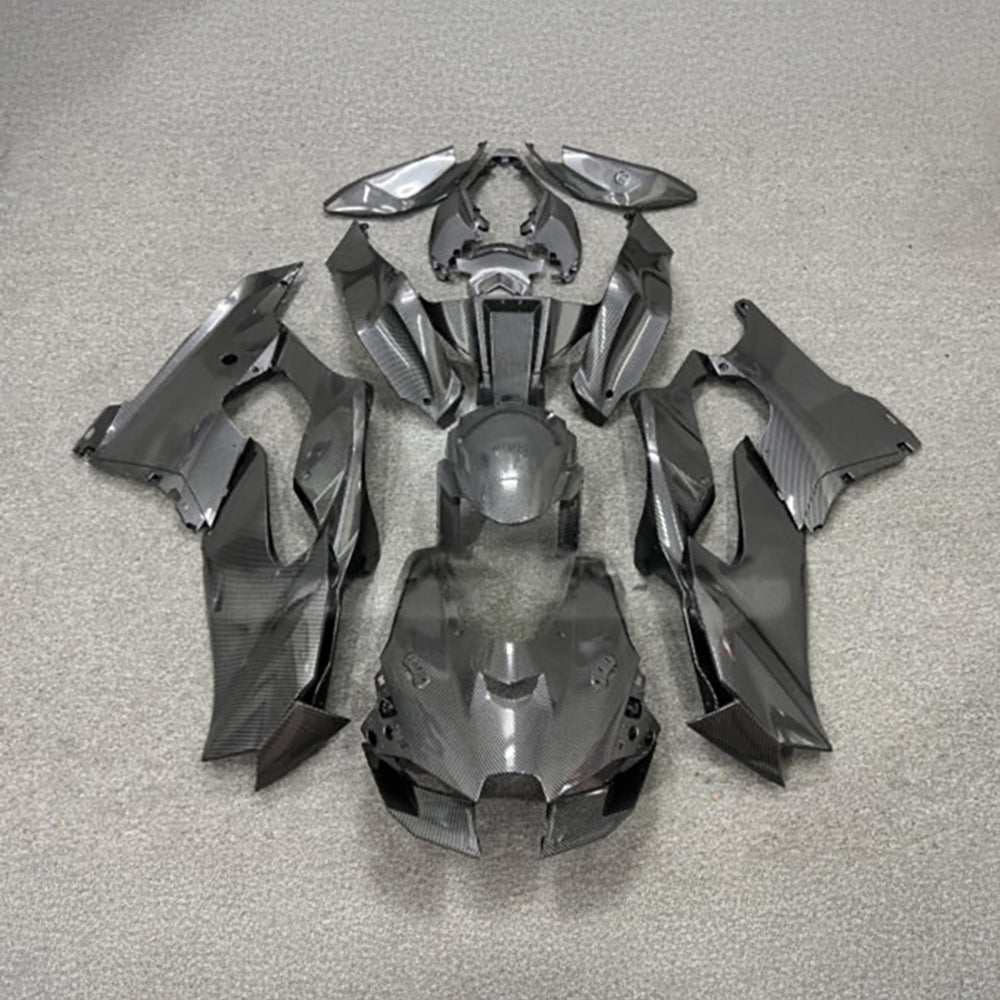 For Kawasaki ZX10R 2021-2026 17-26 Carbon Fiber 100% Fit Custom Painted Aftermarket Fairings Kit | NiceFairings - paint design NO.2 option image