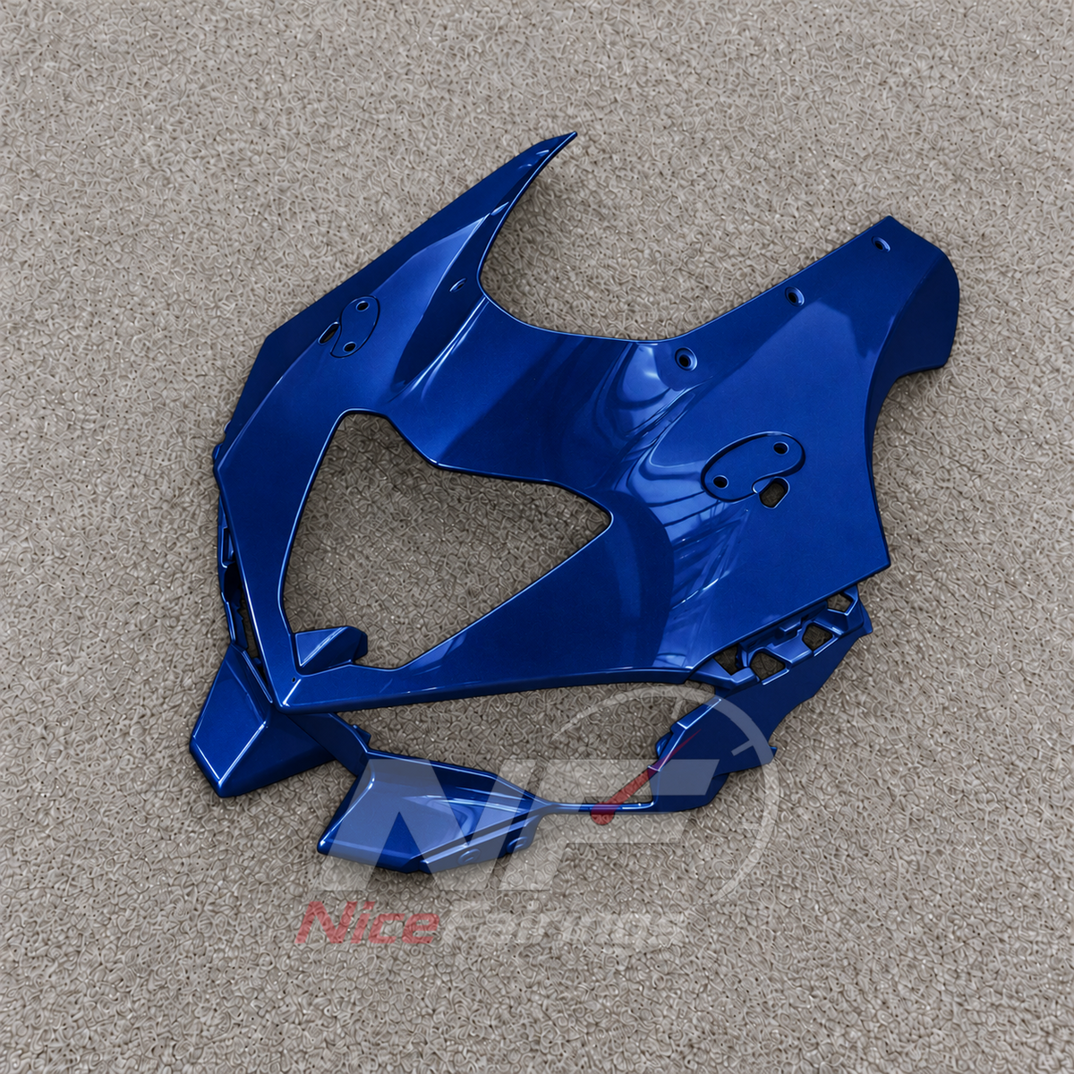 Aftermarket Fairing Kit Fits 2026-2027 KAWASAKI ZX10R - Sportbike ABS Bodywork - Silver Blue | NiceFairings - additional angle image