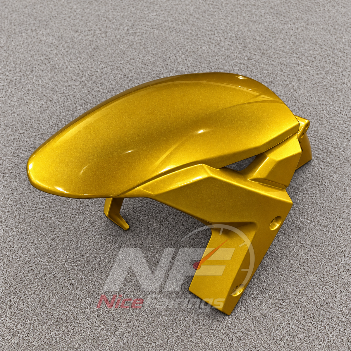 Fairings Kit Fits 2026-2027 KAWASAKI ZX10R - Replacement ABS Plastic - Gold | NiceFairings - front angle image