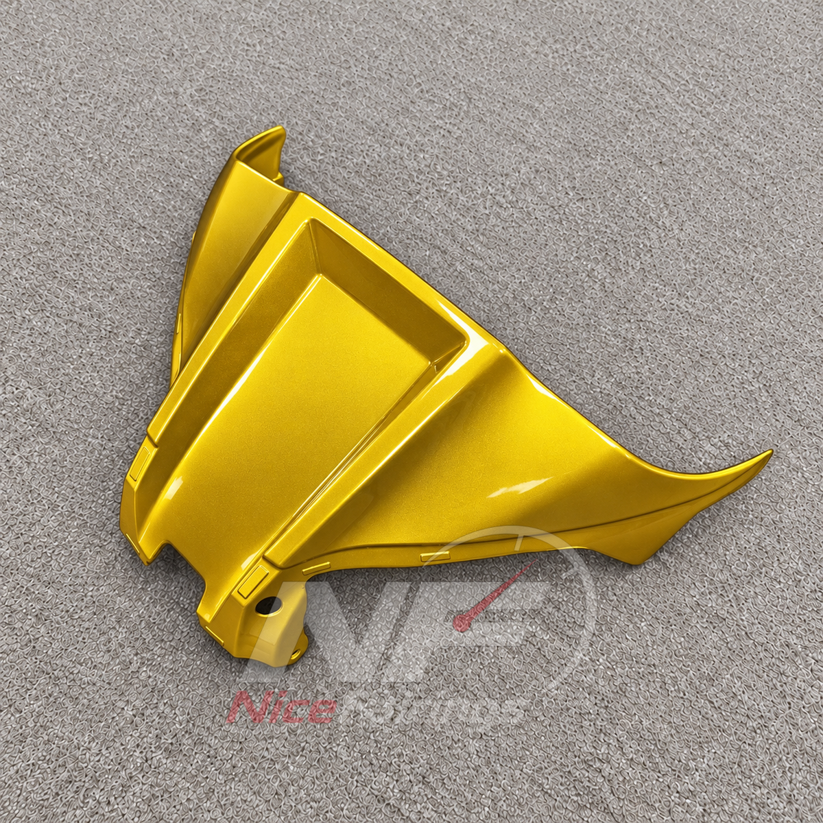 Fairings Kit Fits 2026-2027 KAWASAKI ZX10R - Replacement ABS Plastic - Gold | NiceFairings - side angle image