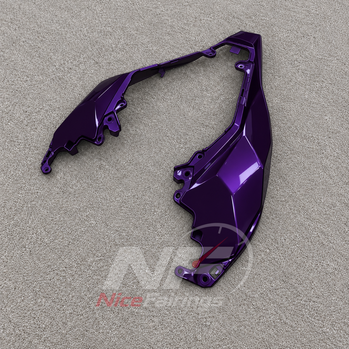 Custom Fairings Fit 2026-2027 KAWASAKI ZX10R - ABS Plastic Fairings - Purple | NiceFairings - side angle image