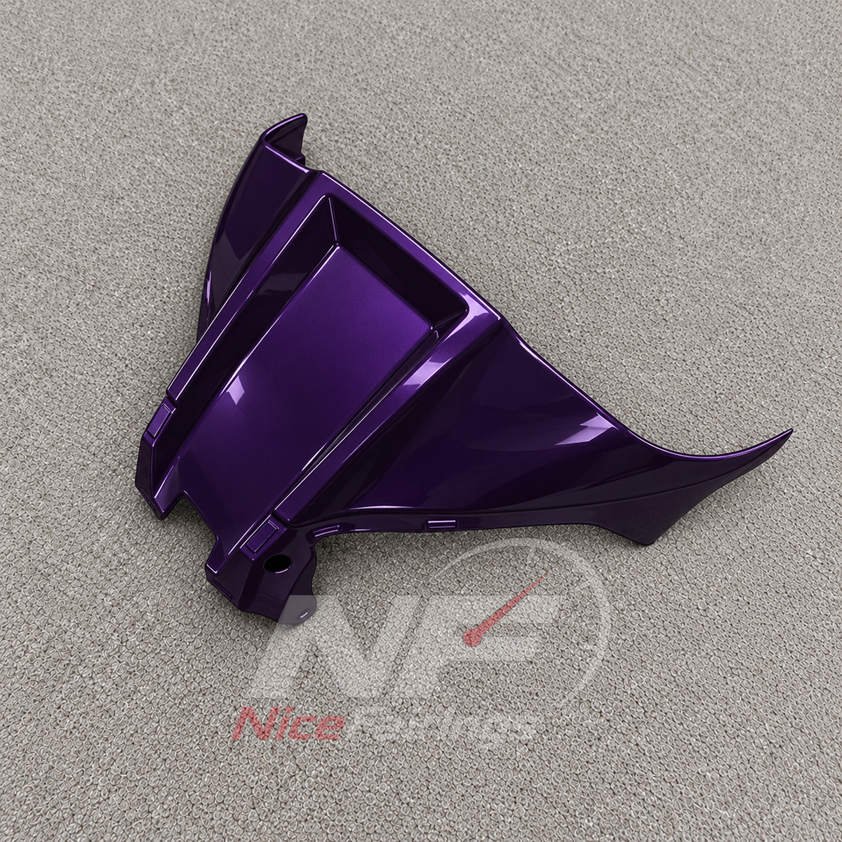 Custom Fairings Fit 2026-2027 KAWASAKI ZX10R - ABS Plastic Fairings - Purple | NiceFairings - rear angle image