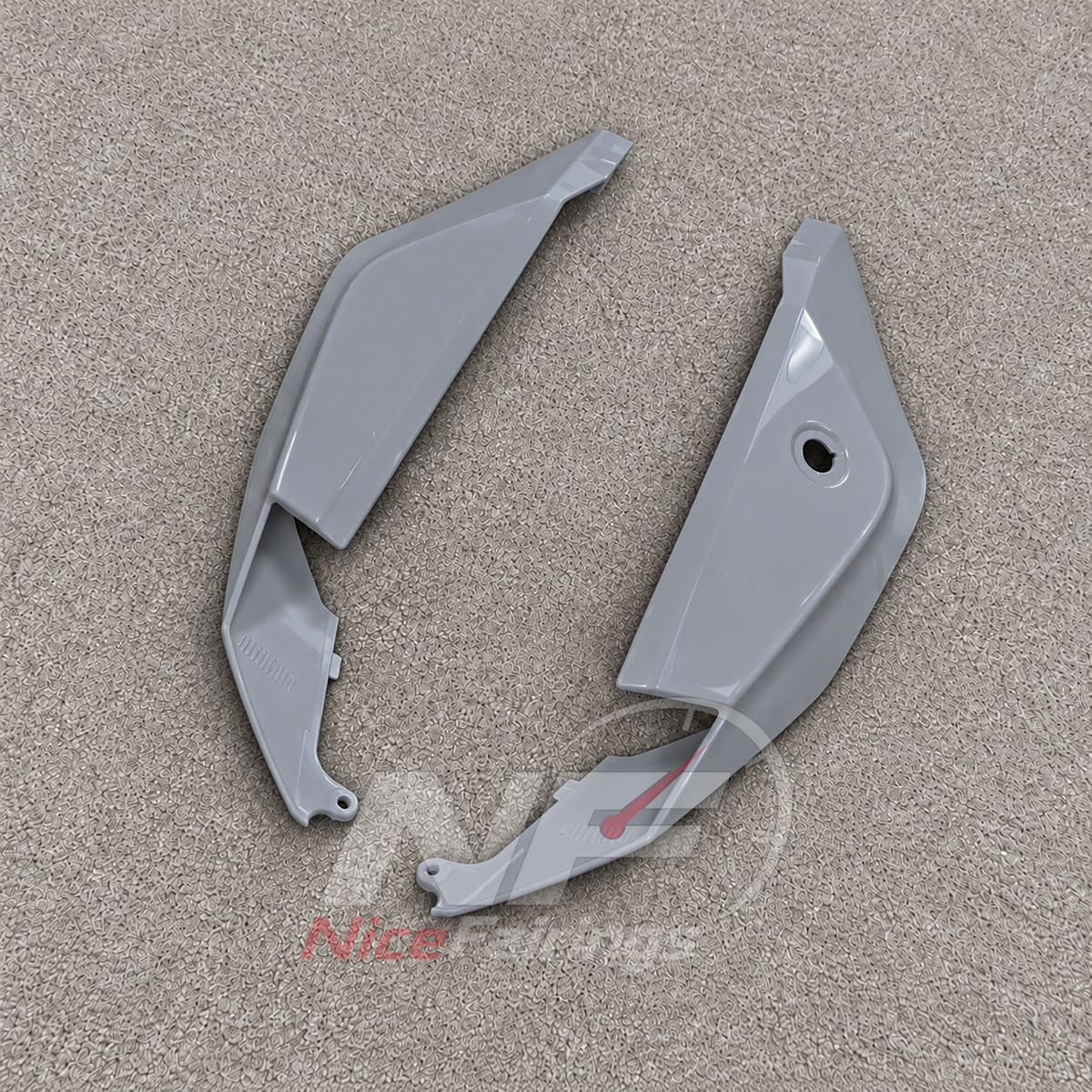 Fairing Kit Fits 2026-2027 KAWASAKI ZX10R - ABS Plastic Bodywork - Silver Gray | NiceFairings - additional angle image