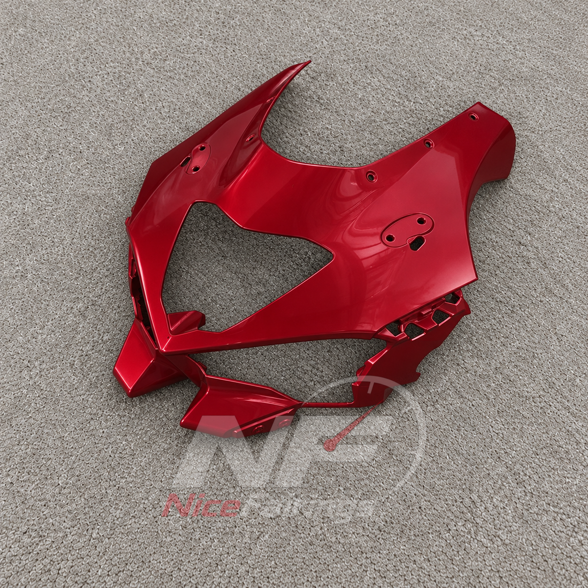 Fairings Kit Fits 2026-2027 KAWASAKI ZX10R - Replacement ABS Plastic - Red | NiceFairings - detail angle image