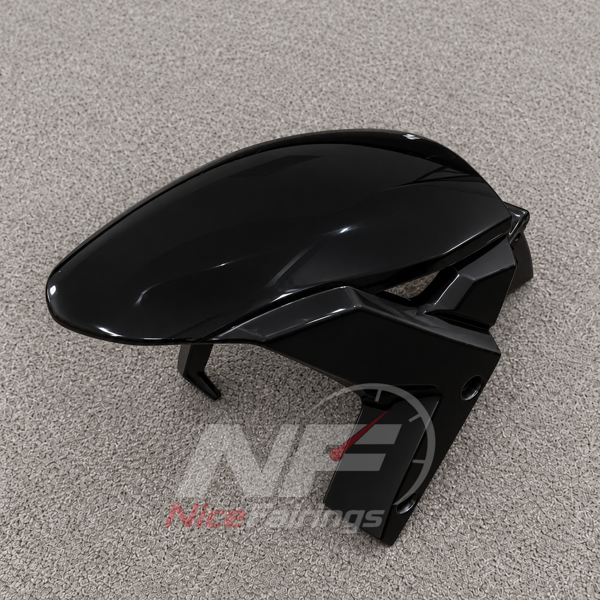 Sportbike Fairing Kit Fits 2026-2027 KAWASAKI ZX10R - Motorcycle ABS Bodywork - Black | NiceFairings - additional angle image