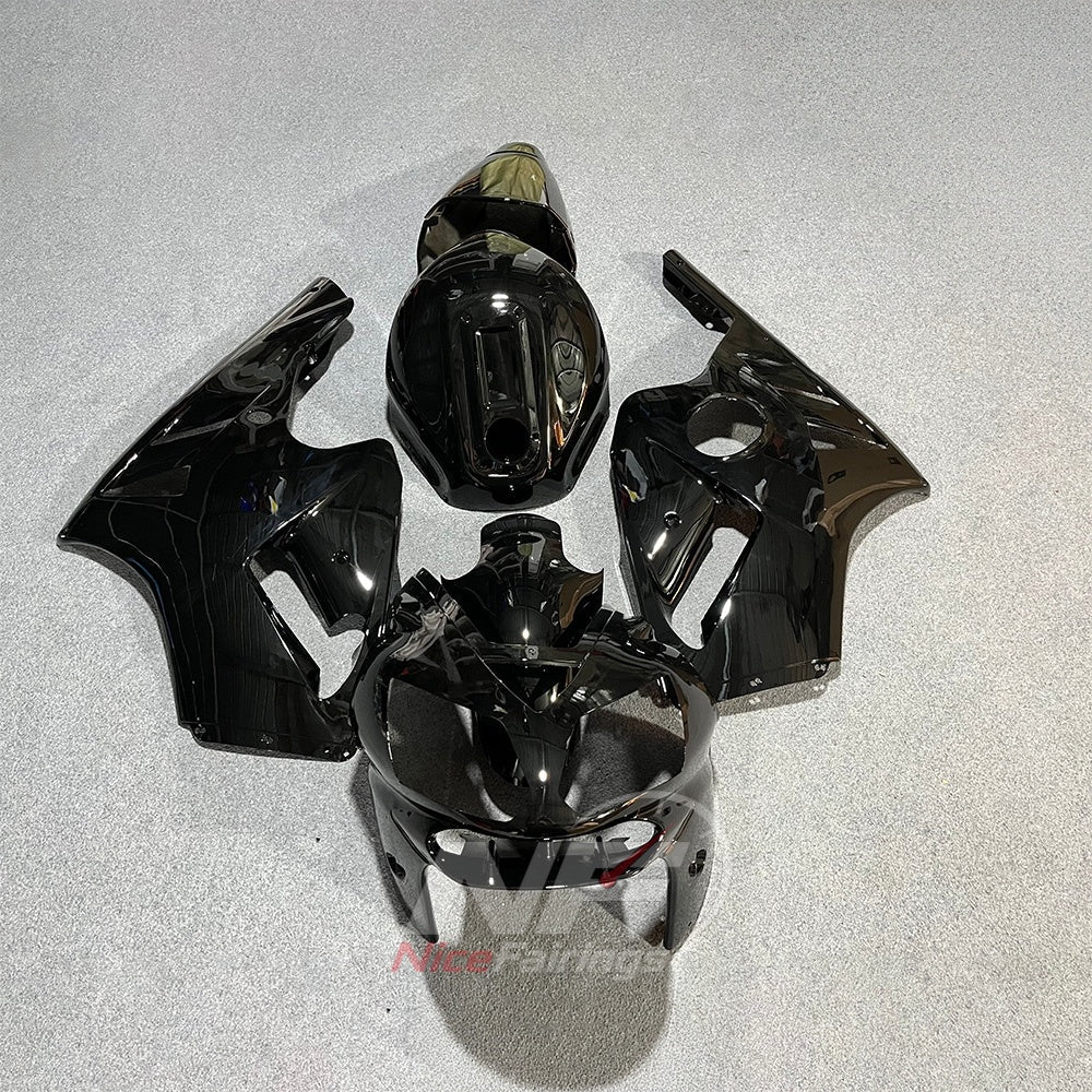 Motorcycle Fairing Kit Fits 2002-2005 KAWASAKI Ninja ZX-12R - ABS Plastic Bodywork - Gloss Black | NiceFairings - main product image