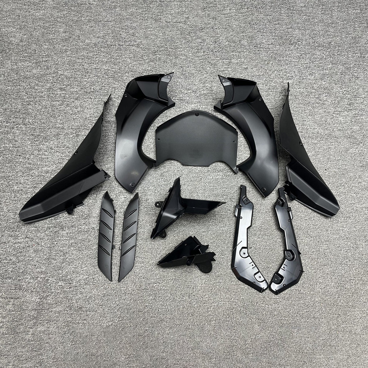 ABS Plastic Fairing Kit Fits 2012-2025 KAWASAKI Ninja ZX-14R / ZZR1400 - Graphite Gray Black Bodywork | NiceFairings - accessories image