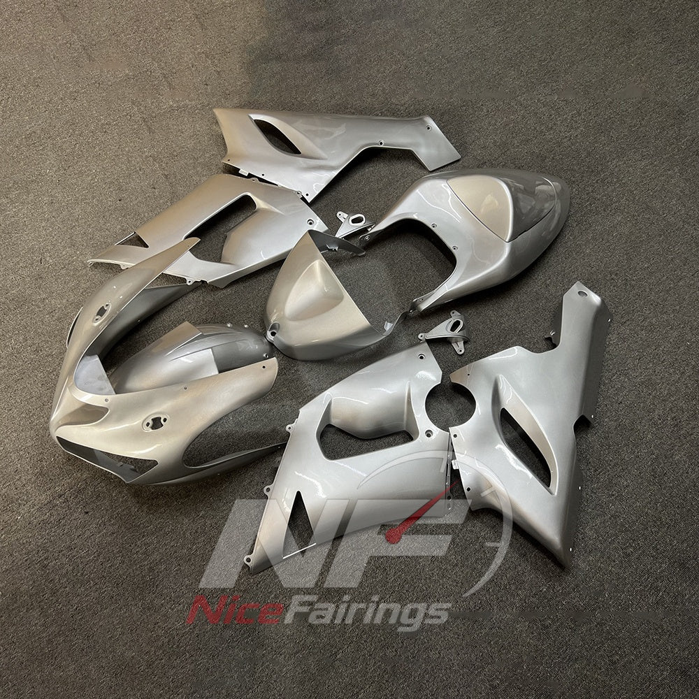 Kawasaki ZX6R 2005-2006 Pale beige bodywork - angled view