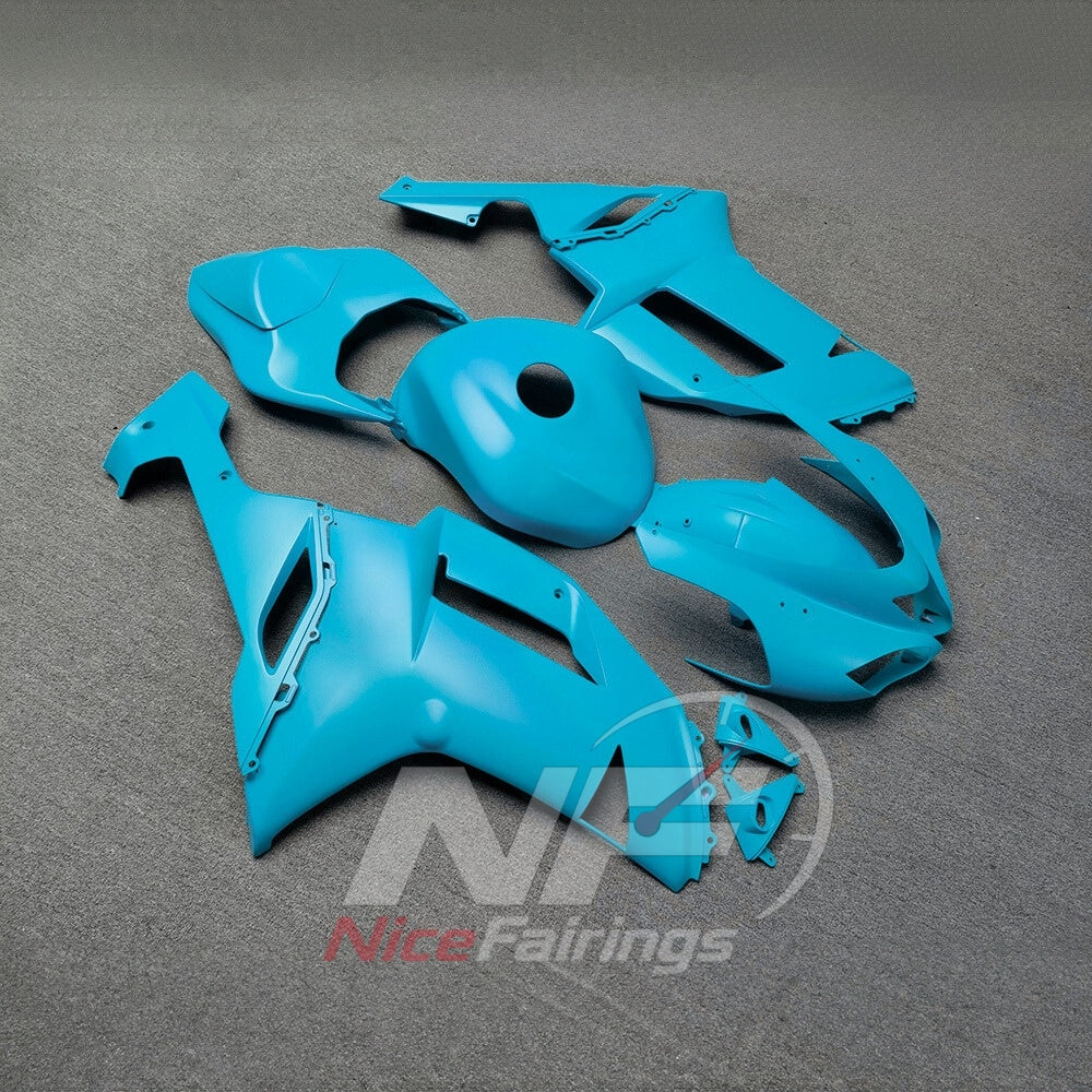 Kawasaki ZX6R 2007-2008 Blue body panels - angled view