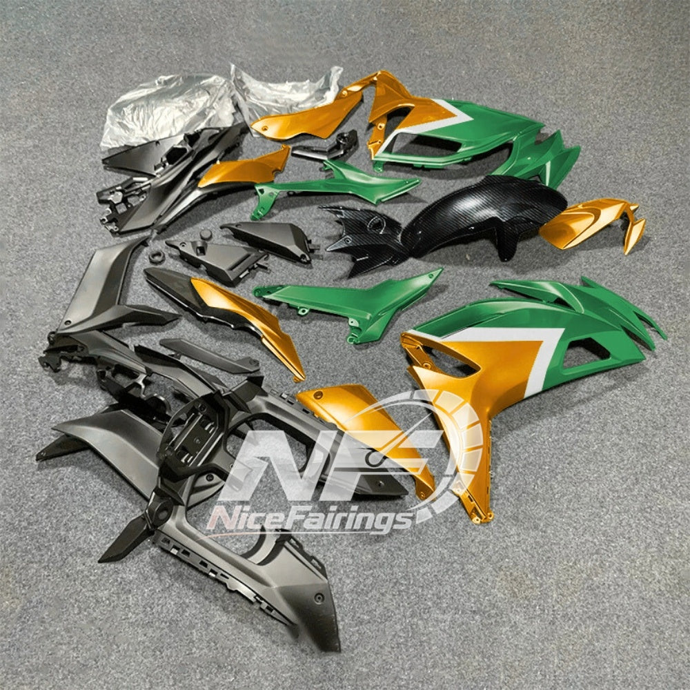 For KAWASAKI Ninja 650 ER-6F 2020-2026 Custom Painted Sportbike Fairings Kit Replacement Cowling | NiceFairings - front angle image