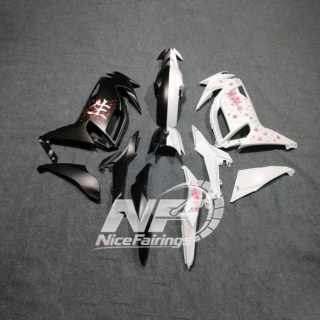 For KAWASAKI Ninja 650 ER-6F 2020-2026 Red Black ABS Fairing Kit Complete Bodywork Panels | NiceFairings - front angle image