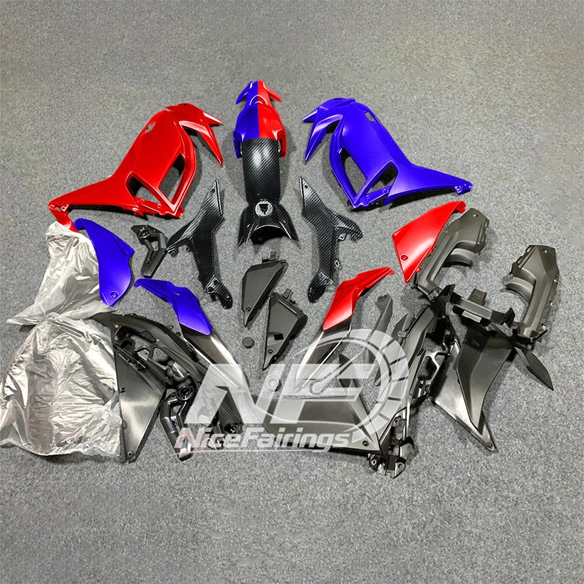 For KAWASAKI Ninja 650 ER-6F 2020-2026 Red Black Sportbike Fairings Kit Replacement Cowling | NiceFairings - front angle image