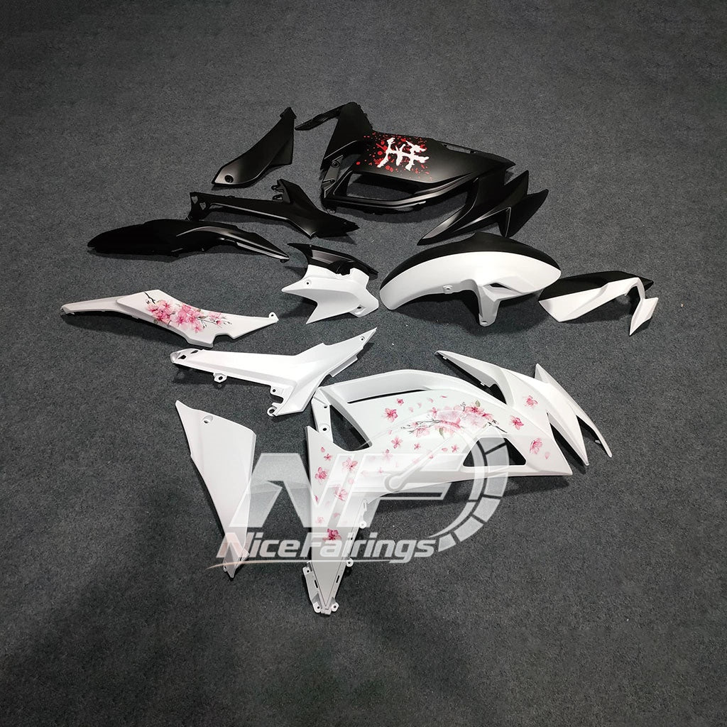 For KAWASAKI Ninja 650 ER-6F 2020-2026 Red Black ABS Fairing Kit Complete Bodywork Panels | NiceFairings - side angle image
