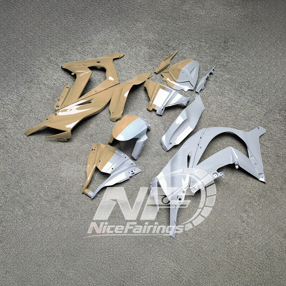 KAWASAKI Ninja ZX10R 2011-2015 Injection Molded Fairings Set | NiceFairings - front angle image