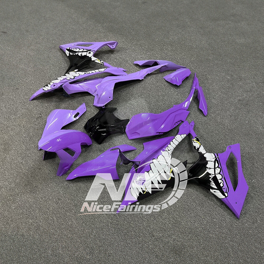 For BMW S1000RR 2019-2022 Full Body Kit Custom Painted ABS Body Kit With Tank Cover | NiceFairings - front angle image