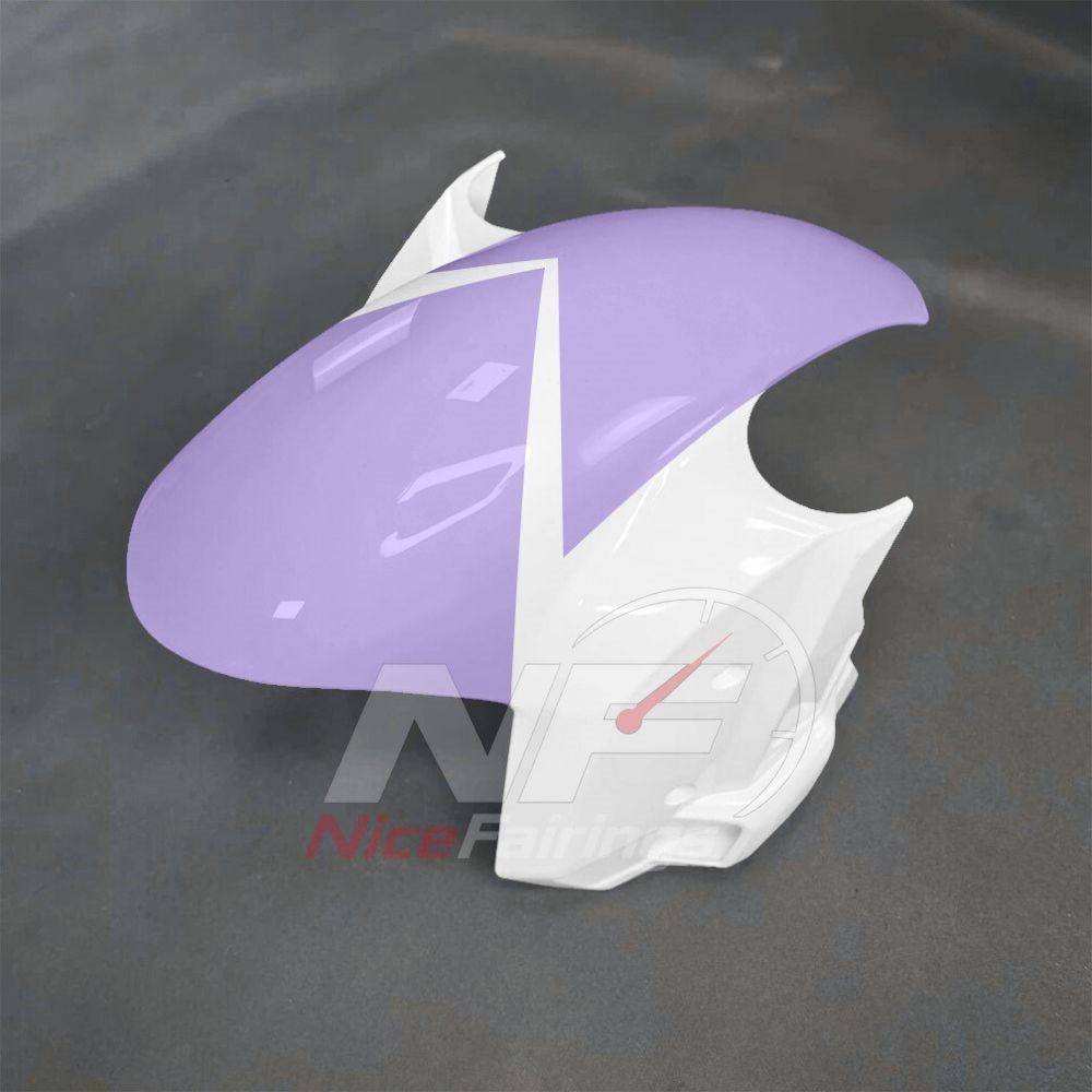 For BMW S1000RR 2025-2026 Purple Black Motorcycle Fairing Kit with Aftermarket Body Panels | NiceFairings - front angle image