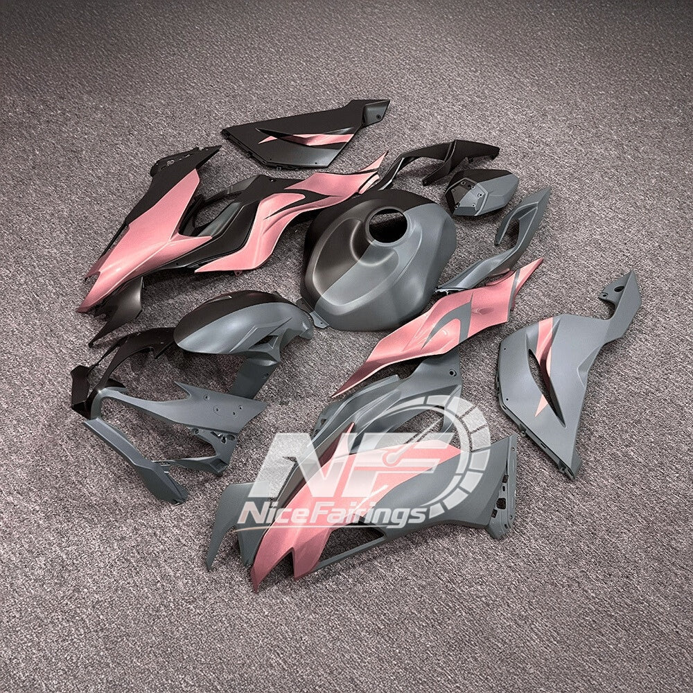 Kawasaki ZX6R 636 Custom Painted ABS Body Kit Matte Black Tank Cover | NiceFairings - front angle image