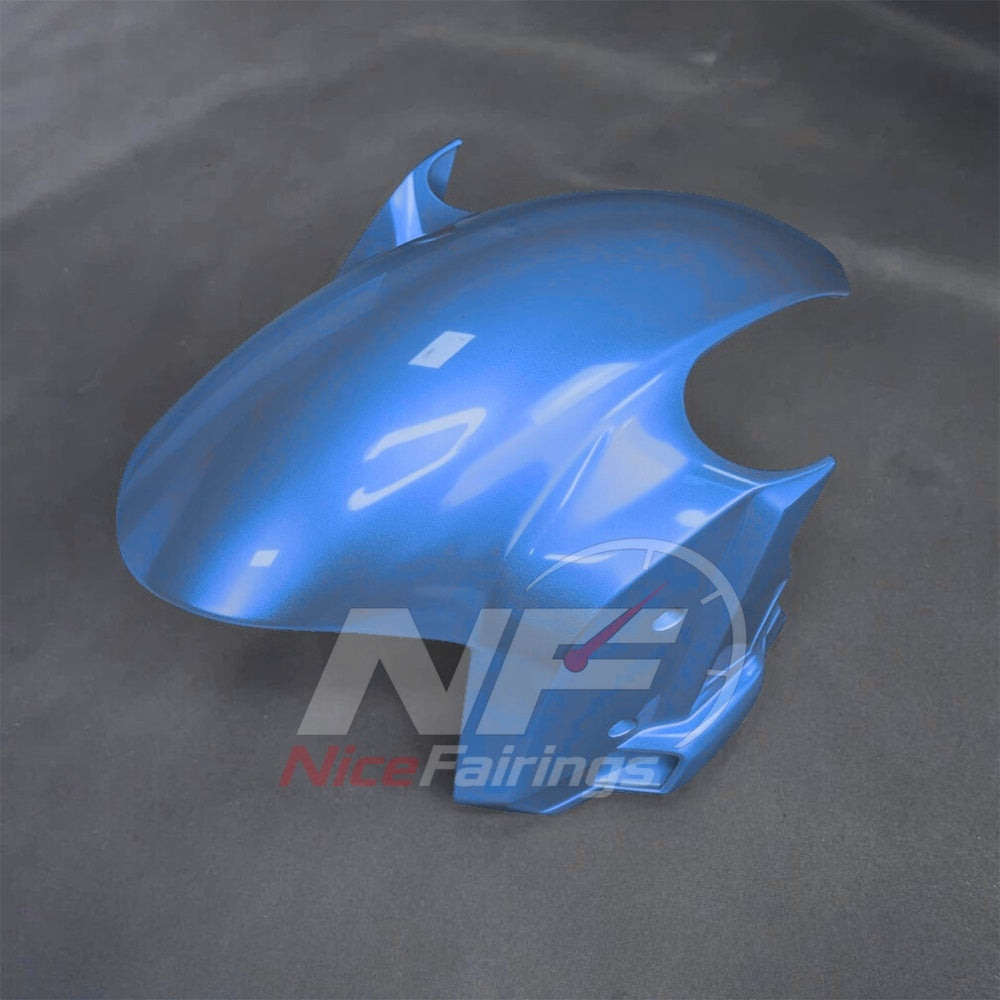 For BMW S1000RR 2025-2026 Blue Black Custom Fairings with ABS Sportbike Plastics and Full Body Kit | NiceFairings - front angle image