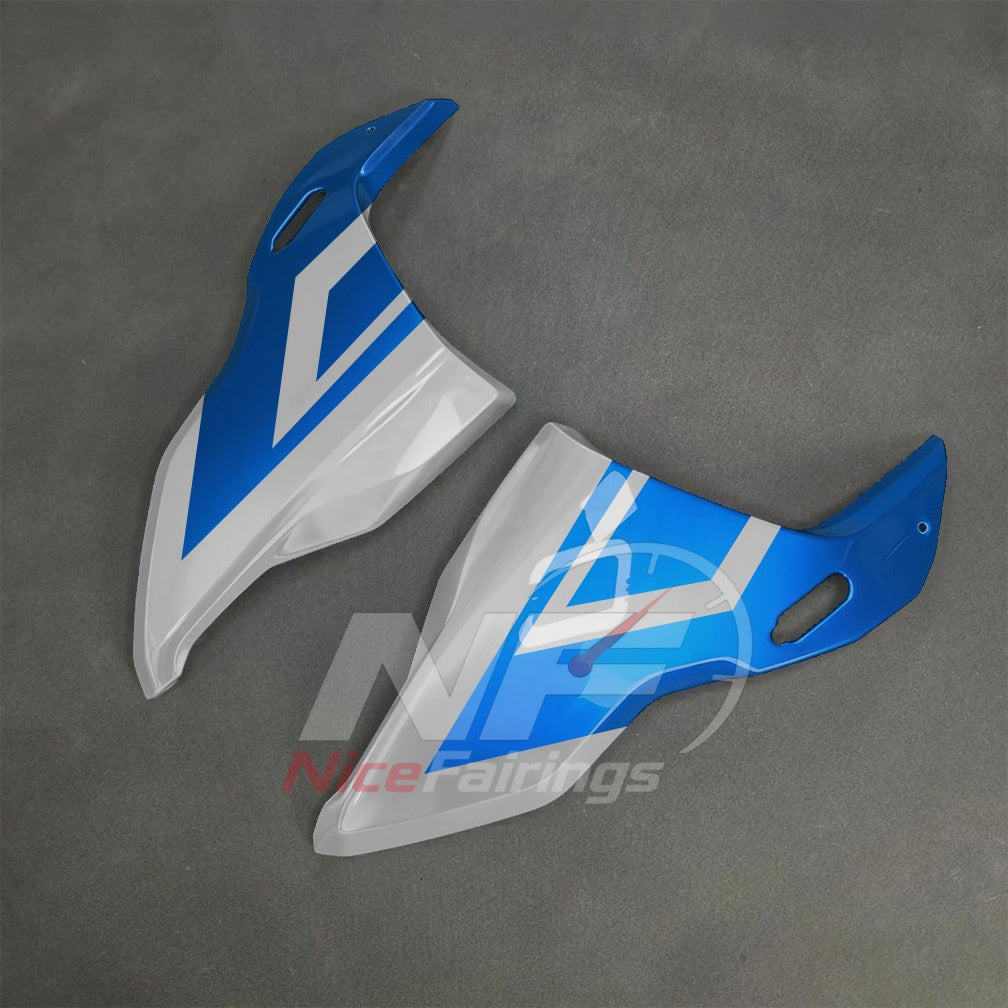 For BMW S1000RR 2025-2026 Blue Black ABS Body Kit with Street and Track Fairing Panels | NiceFairings - front angle image