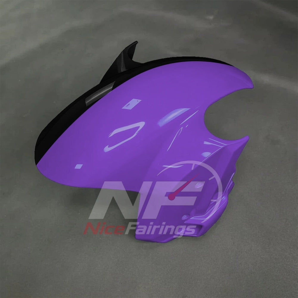 For BMW S1000RR 2025-2026 Purple Black ABS Body Kit with Street and Track Fairing Panels | NiceFairings - front angle image