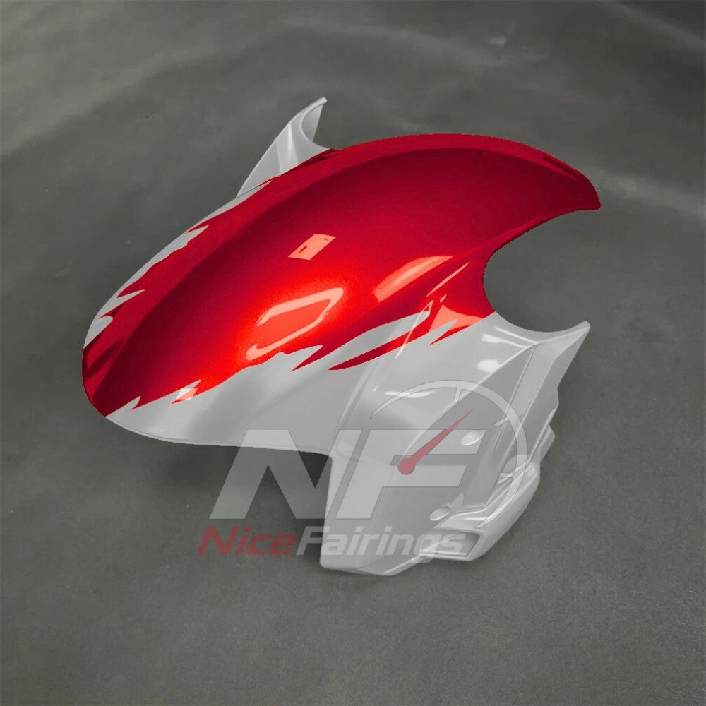 For BMW S1000RR 2025-2026 Red Black Custom Fairings with ABS Sportbike Plastics and Full Body Kit | NiceFairings - front angle image