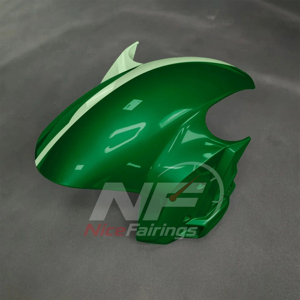 For BMW S1000RR 2025-2026 Green Black Motorcycle Fairing Kit with Aftermarket Body Panels | NiceFairings - front angle image