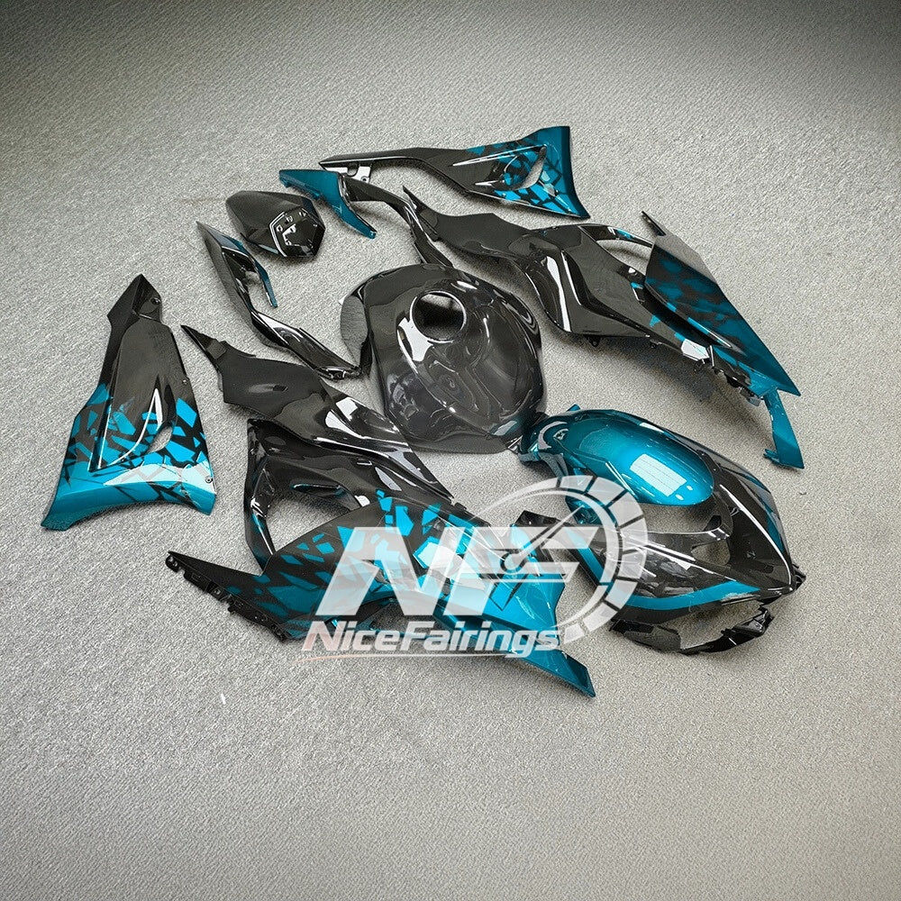For Kawasaki Ninja ZX6R 636 2024-2025 Sportbike Plastics Track Edition Special Edition | NiceFairings - front angle image