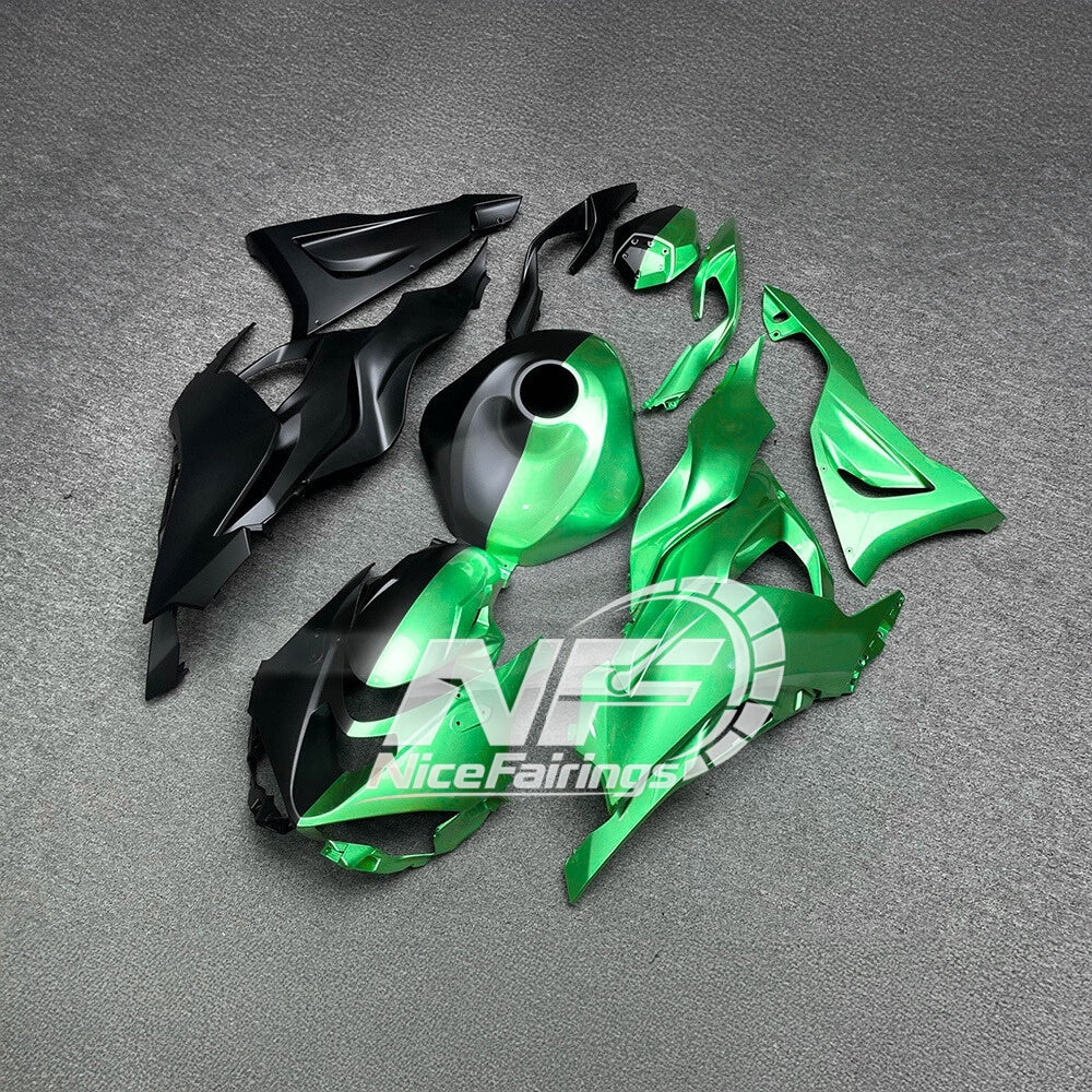 For Kawasaki ZX6R 636 Custom Painted ABS Body Kit Aftermarket Panels Tank Cover | NiceFairings - front angle image