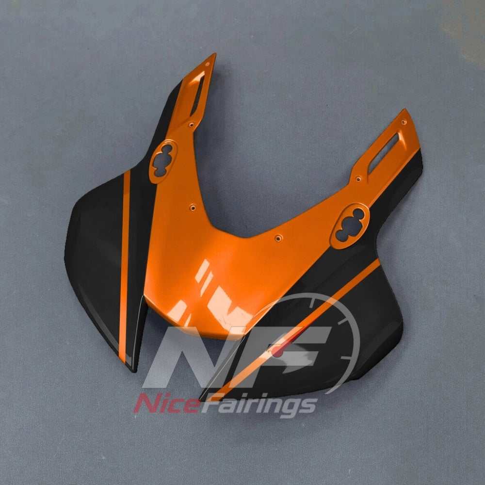 For Honda CBR1000RR-R SP 2024-2026 Orange Black Motorcycle Fairing Kit with Aftermarket Body Panels | NiceFairings - front angle image