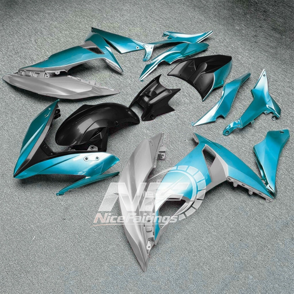 KAWASAKI Ninja 650 2017-2019 Sportbike Bodywork Style 35 | NiceFairings - front angle image