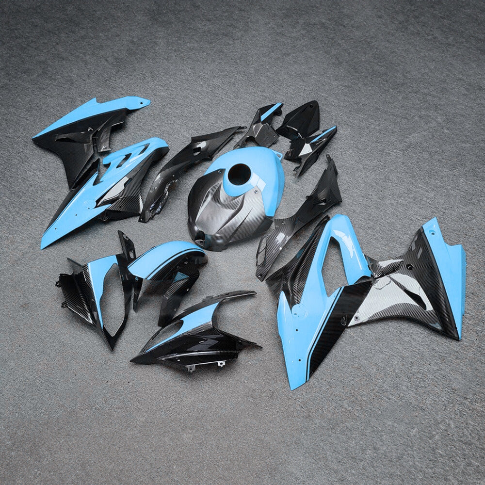 For BMW S1000RR 2017-2018 M Motorsport Performance Edition Motorcycle Fairing Kit, Aftermarket ABS Body Panels | NiceFairings - front angle image
