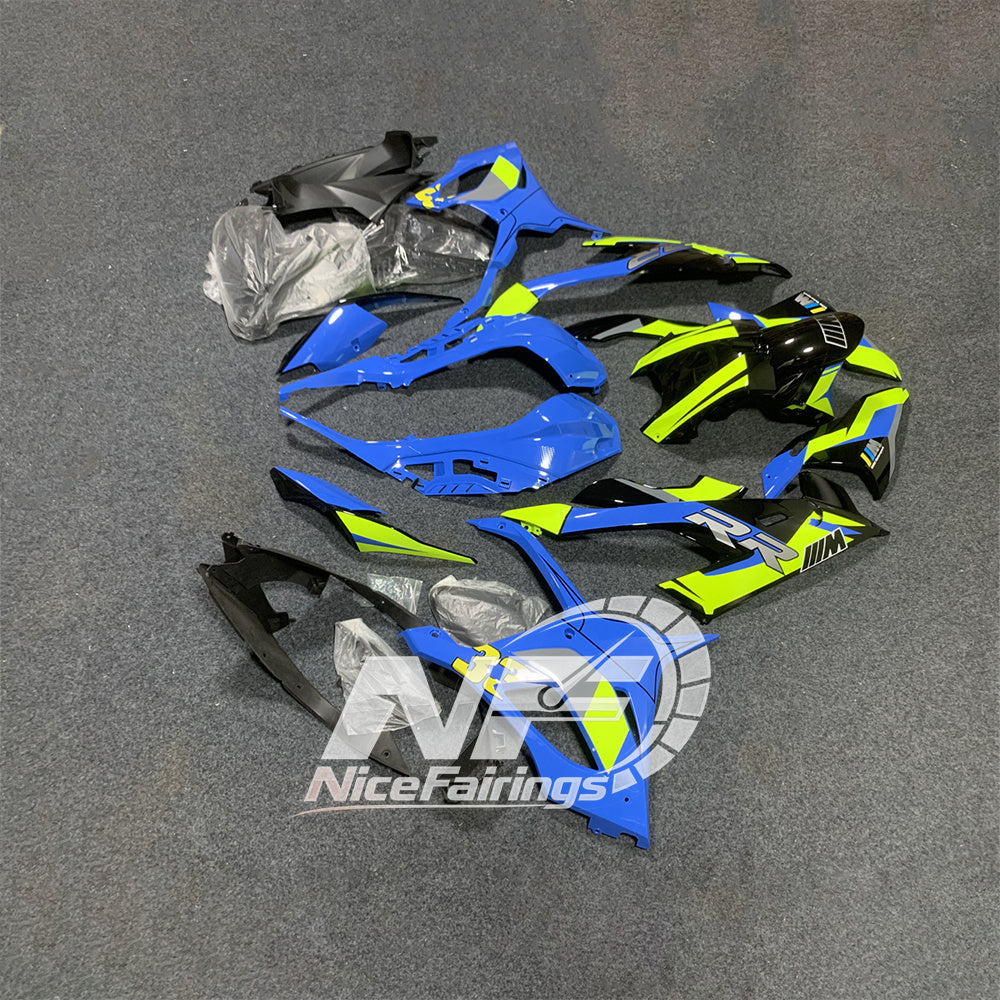For BMW S1000RR 2019-2022 M Motorsport Motorcycle Fairing Kit, Aftermarket ABS Body Panels | NiceFairings - front angle image