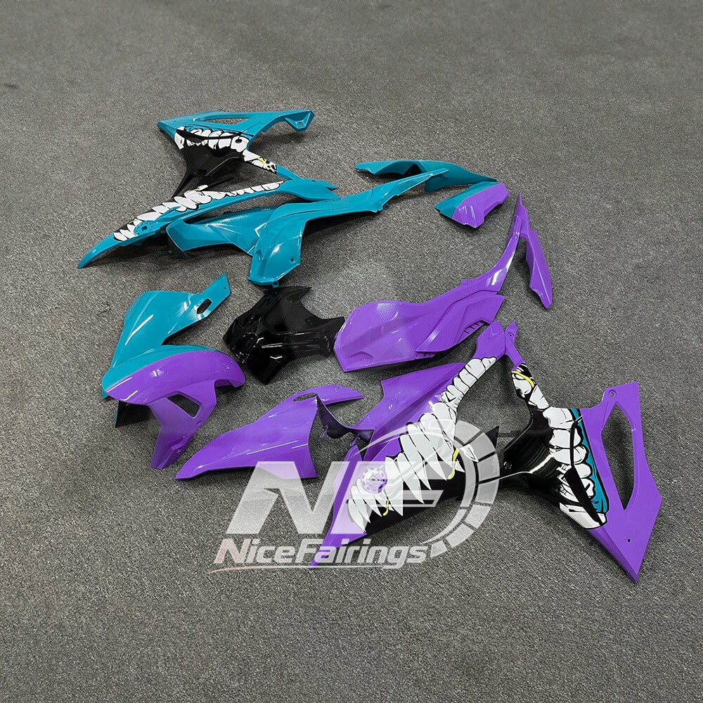 For BMW S1000RR 2019-2022 Track Edition Motorcycle Fairing Kit, Aftermarket ABS Body Panels | NiceFairings - front angle image
