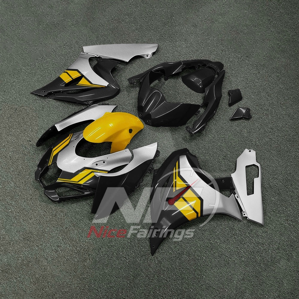 For Suzuki GSXR1000 K17 2017-2026 Motorcycle Fairing Kit Yellow Black Body Panels | NiceFairings - front angle image