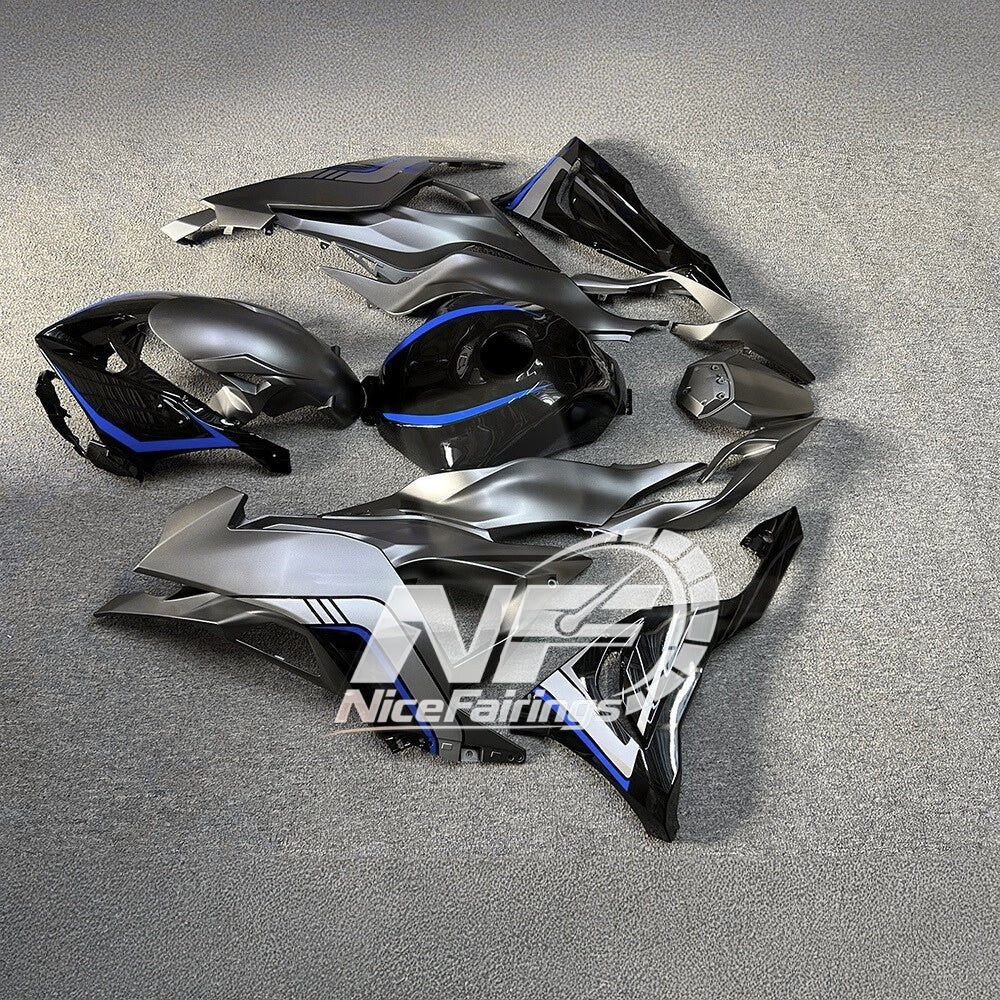 For Kawasaki ZX6R 636 2024-2025 ABS Fairing Kit Red Black Tank Cover | NiceFairings - front angle image
