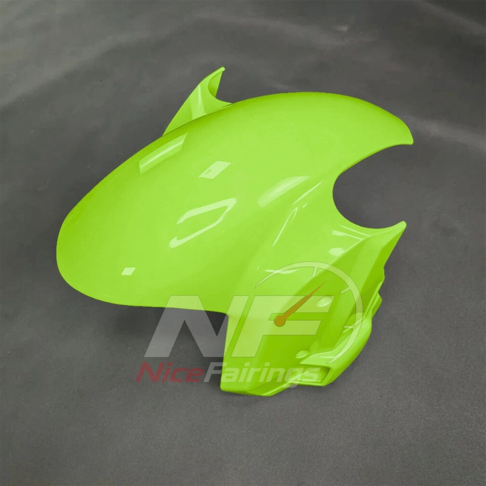 For BMW S1000RR 2025-2026 Green Black Painted ABS Fairings with Complete Replacement Bodywork | NiceFairings - front angle image