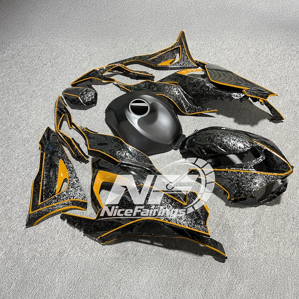 For Kawasaki Ninja ZX-6R 636 2024-2025 Custom Fairings Lime Green Signature Edition | NiceFairings - front angle image