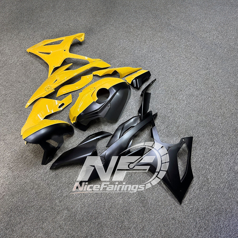 For BMW S1000RR 2019-2022 M Motorsport ABS Fairing Kit, Custom Painted Motorcycle Bodywork | NiceFairings - front angle image