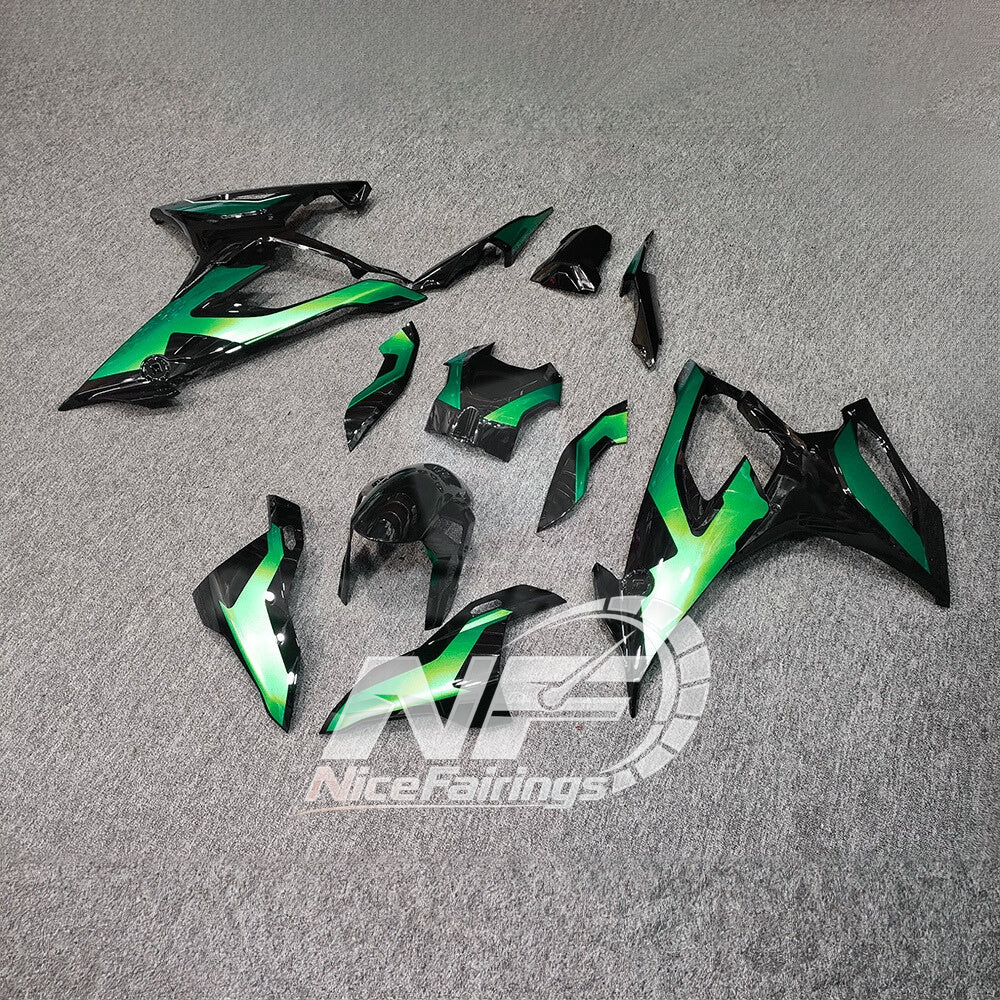 For BMW S1000RR 2019-2022 Race Replica Custom Fairings, ABS Replacement Plastics Full Body Kit | NiceFairings - front angle image