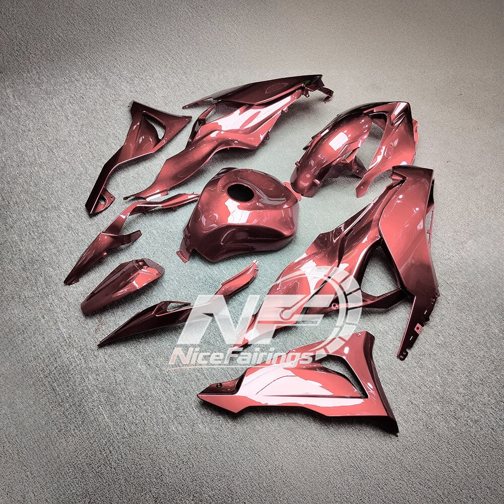 For Kawasaki Ninja ZX-6R 636 2024-2025 Custom Fairings Full Body Kit Tank Cover | NiceFairings - front angle image