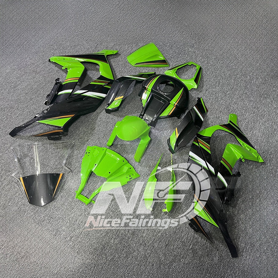 For Ninja ZX10R 2011-2015 Full Motorcycle Bodywork Kit | NiceFairings - front angle image