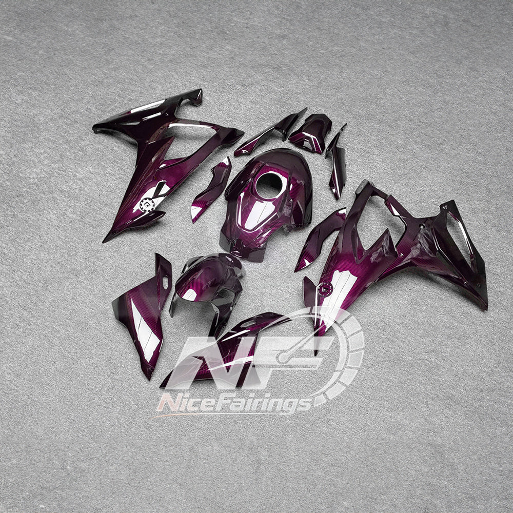 For BMW S1000RR 2019-2022 Pearl White Premium Edition Sportbike Fairings, Custom ABS Bodywork And Replacement Plastics | NiceFairings - front angle image