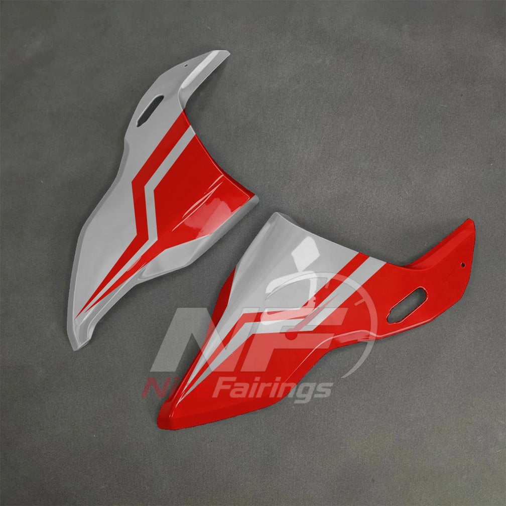 For BMW S1000RR 2025-2026 Red Black ABS Fairing Kit with Painted Bodywork and Replacement Panels | NiceFairings - front angle image