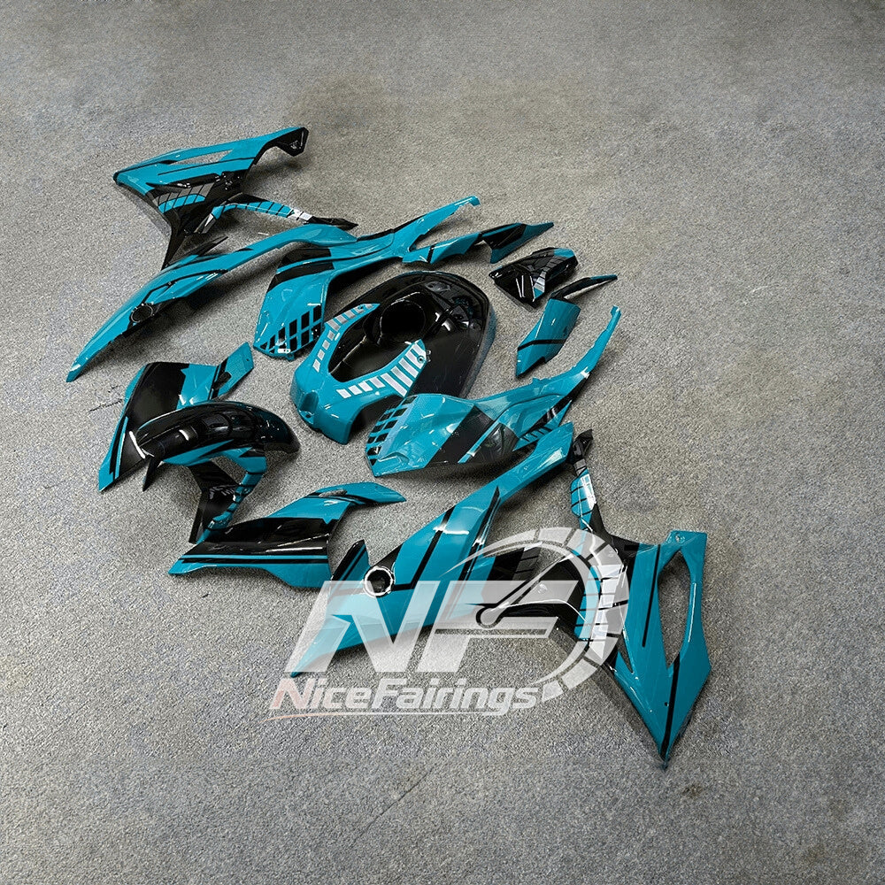 For BMW S1000RR 2019-2022 Aftermarket Panels Custom Fairings, ABS Replacement Plastics Full Body Kit | NiceFairings - front angle image