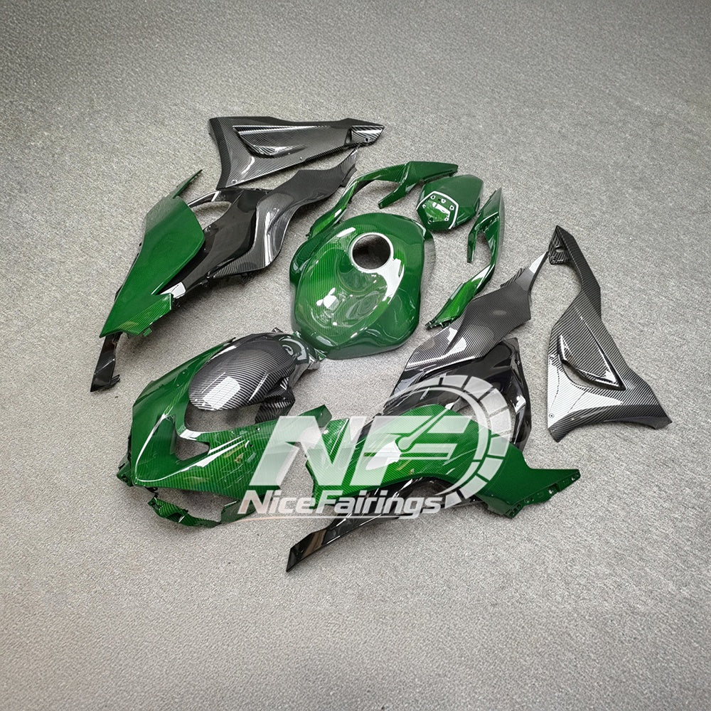 For Kawasaki ZX6R 636 Custom Painted ABS Body Kit Race Replica Signature Edition | NiceFairings - front angle image