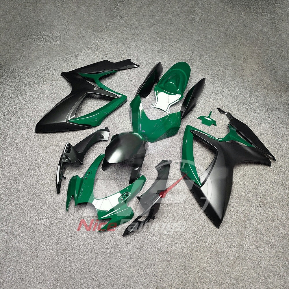 For Suzuki GSXR600 GSXR750 K6 2006-2007 Motorcycle Fairing Kit Gray Body Panels | NiceFairings - front angle image