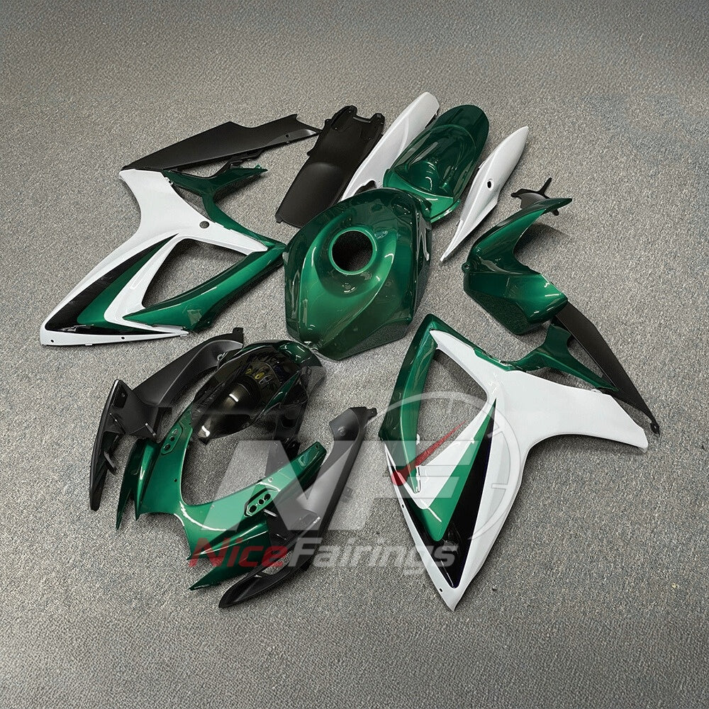 For Suzuki GSXR600 GSXR750 K6 2006-2007 Painted ABS Fairings Gray Complete Bodywork | NiceFairings - front angle image