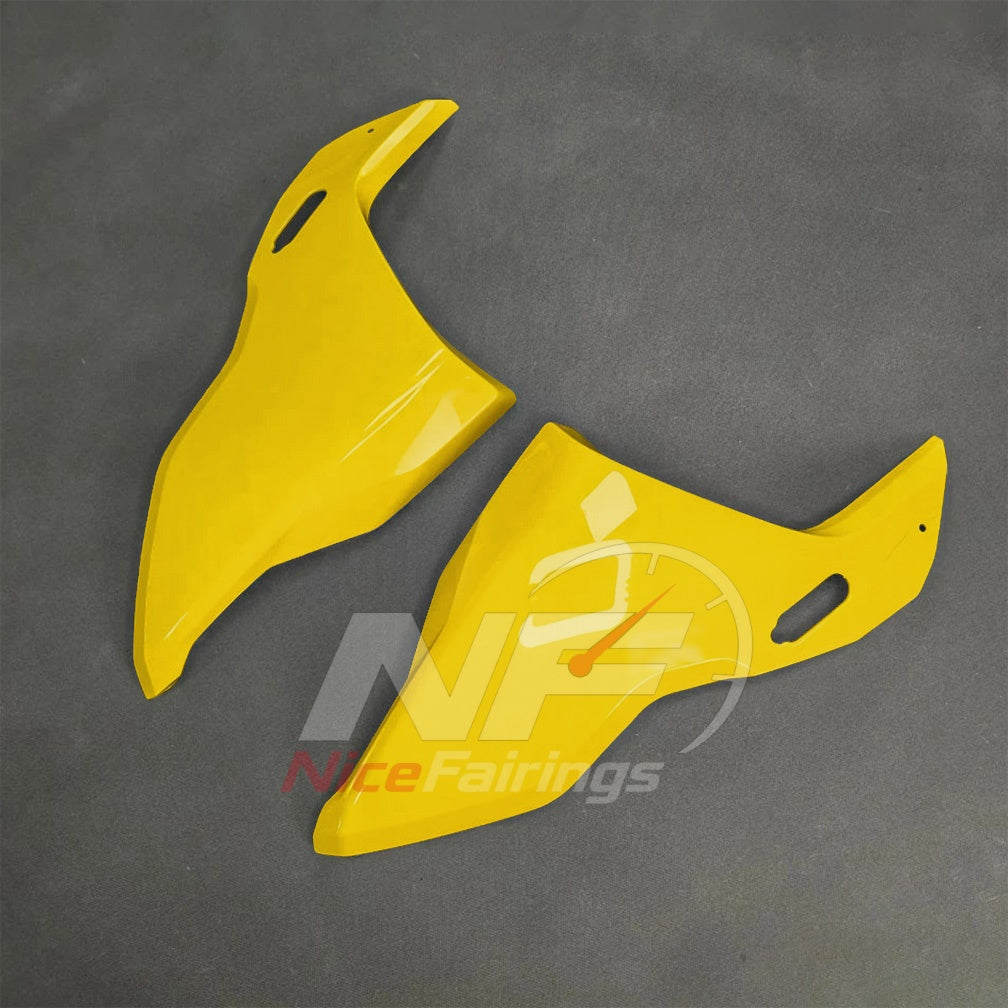 For BMW S1000RR 2025-2026 Yellow Black Sportbike Fairing Set with Custom Painted Plastics | NiceFairings - front angle image